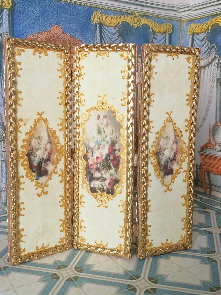 Screen for dollhouse.