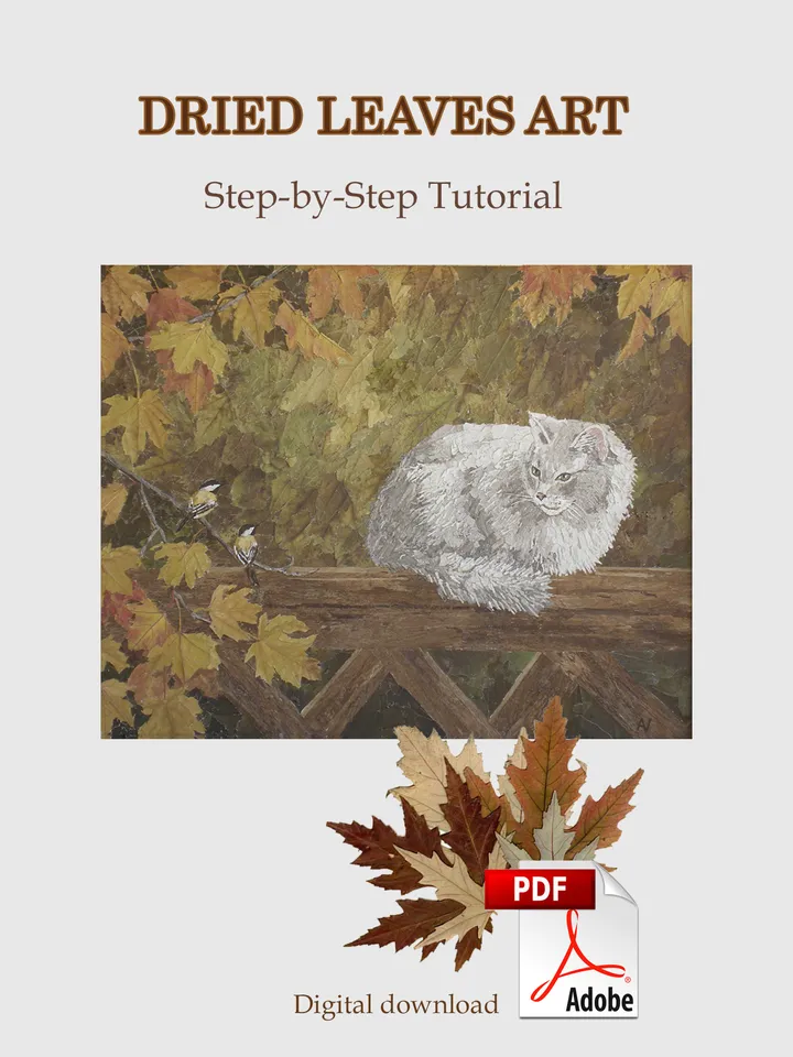 Dried Leaves art: Step-by-Step Tutorial