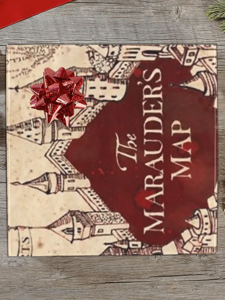 Marauders Map Harry Potter Gift Wrapping Paper 58"x 23" (1 Roll)
