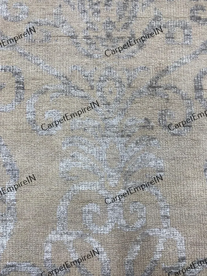 Exquisite Beige Modern Oushak Hand Knotted Rug 4x6, 5x8, 6x9, 8x10, 9x12, 10x14 ft Handmade Rugs for Living Room - Antique Contemporary rug