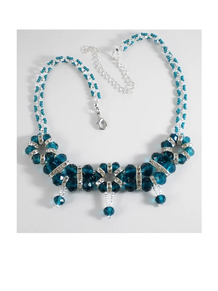 Tutorial "Smile" Necklace, beaded Necklace, Beading Tutorial, Bead weaving