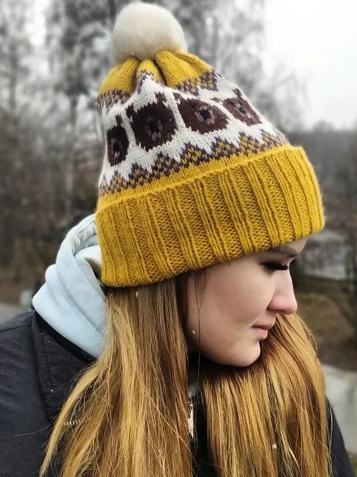 Bright womens hat