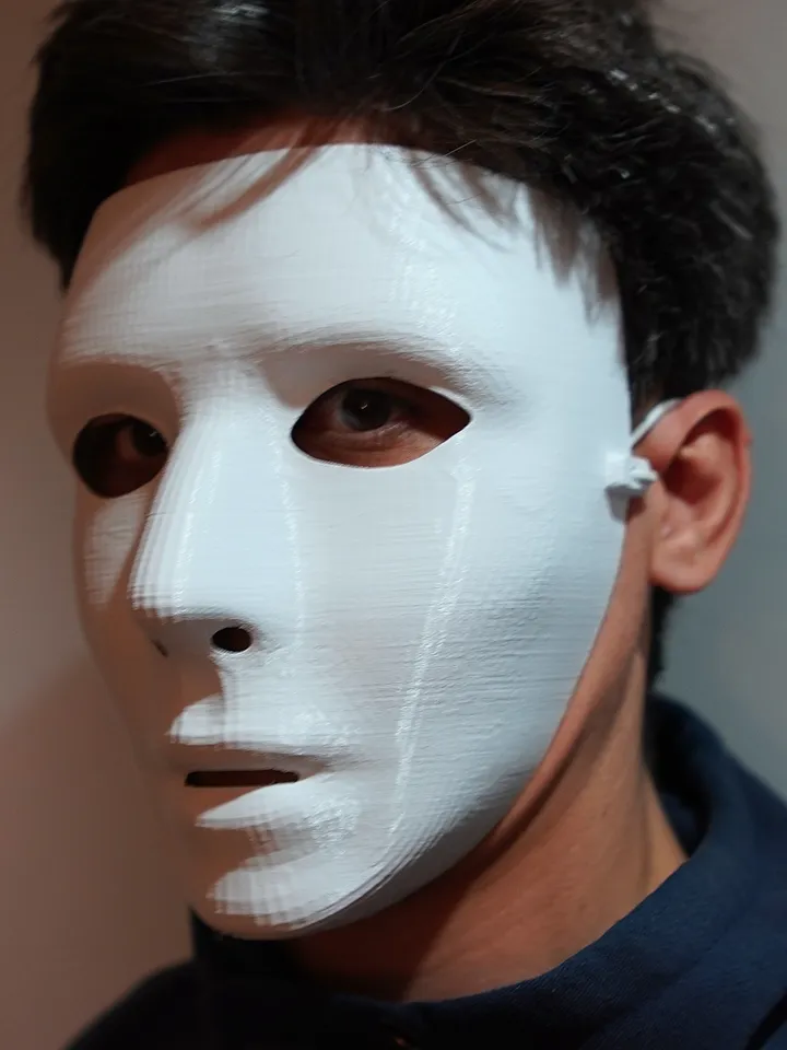 Joey Jordison Slipknot Blank Mask White Caesar 1983 1986 Joey Jordison Slipknot Blank mask