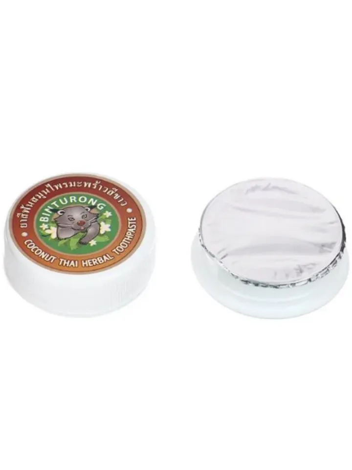 Original Binturong, Thai herbal whitening toothpaste with Coconut oil, 33 gr.