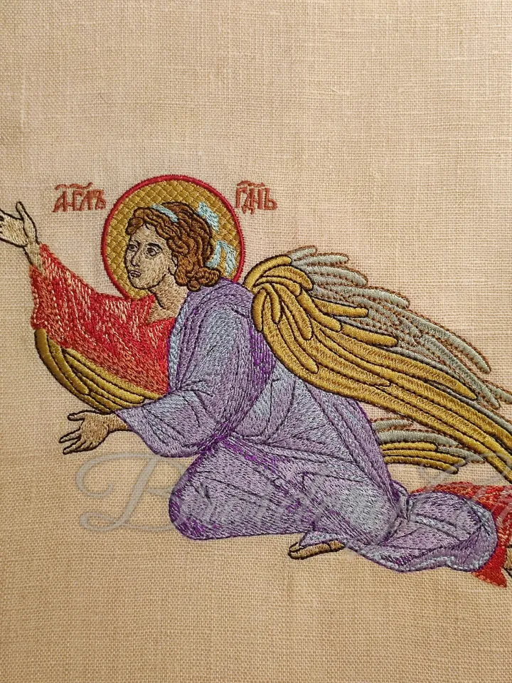 Holy Angel embroidery design