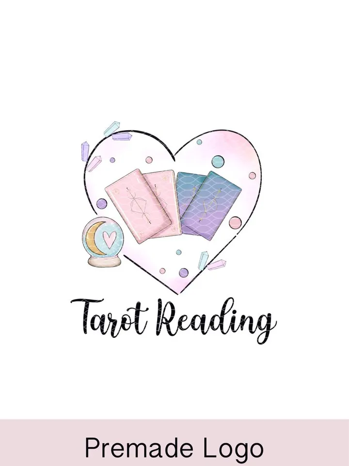 Perfect Esoteric Logo, Tarot Reading Logo, Spiritual Coach Logo, Tarot Cards Premade Logo, Oracle Logo, Occult Logo, Mystical Logo
