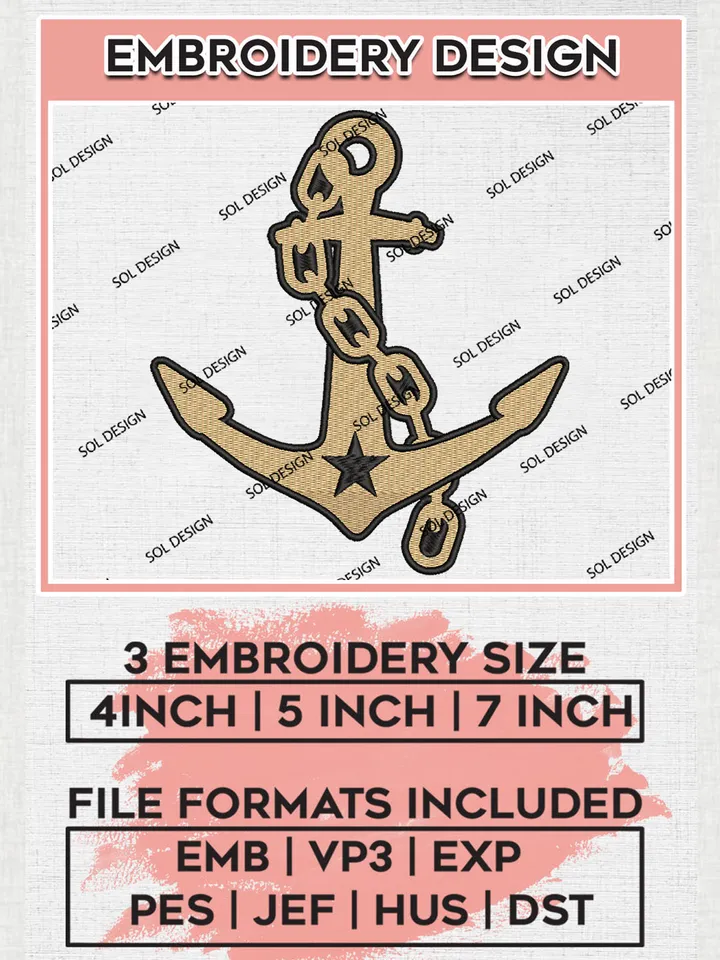 Vanderbilt Commodores College Team Logo Embroidery Design Files, NCAA Vanderbilt Commodores Machine Embroidery, NCAA Teams, 3 sizes, NCAA Machine embroidery designs, Digital Download