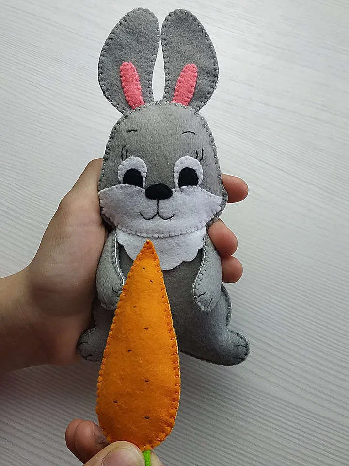 felt pattern, bunny pattern, Easter pattern, Easter bunny, bunny toy, plush sewing pattern, bunny ornament, Easter decor, Easter gift, toddler kids toys, bunny lover gifts, stuffed animals PDF pattern