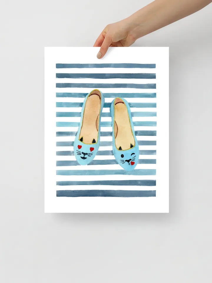 Shoes Print, Fashion Wall Art, Modern Wall Art, Girls Room Decor, Shoes Illustration, Dressing Room Decor, Girls Room Wall Art, Girls Print