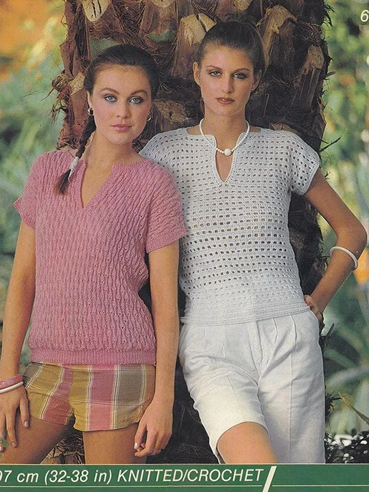 Top crochet pattern, top knitting pattern, set crochet pattern women top, easy top pdf