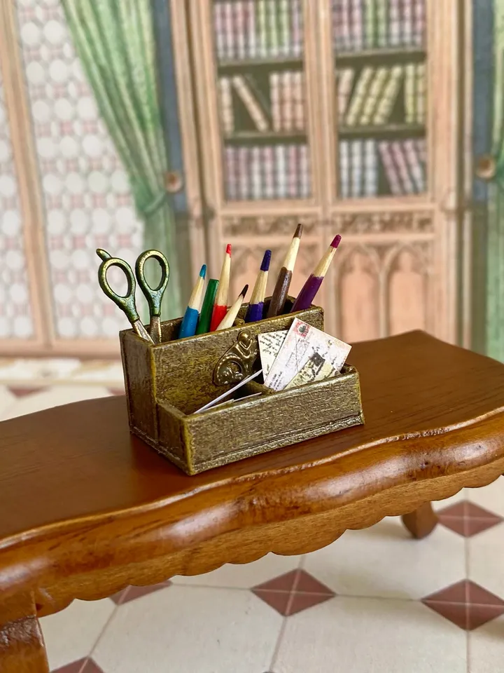 Doll set for desktop. 1:12