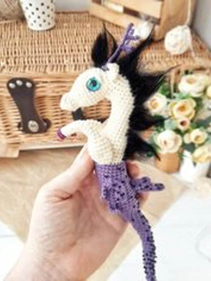 Hippocampus toy. Seahorse interior toy. Fantastic seahorse. Original gift.Magical creatures of the world of Harry Potter