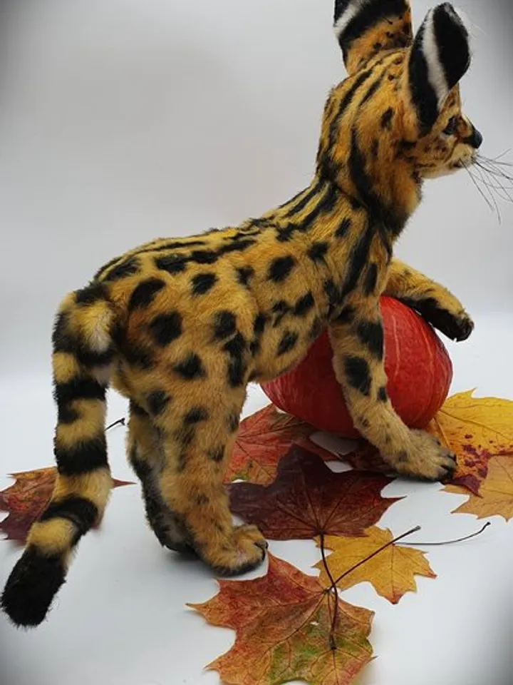 Sewing PATTERN Serval Toy-Collectible Toy - Posing Toy- Serval Toy