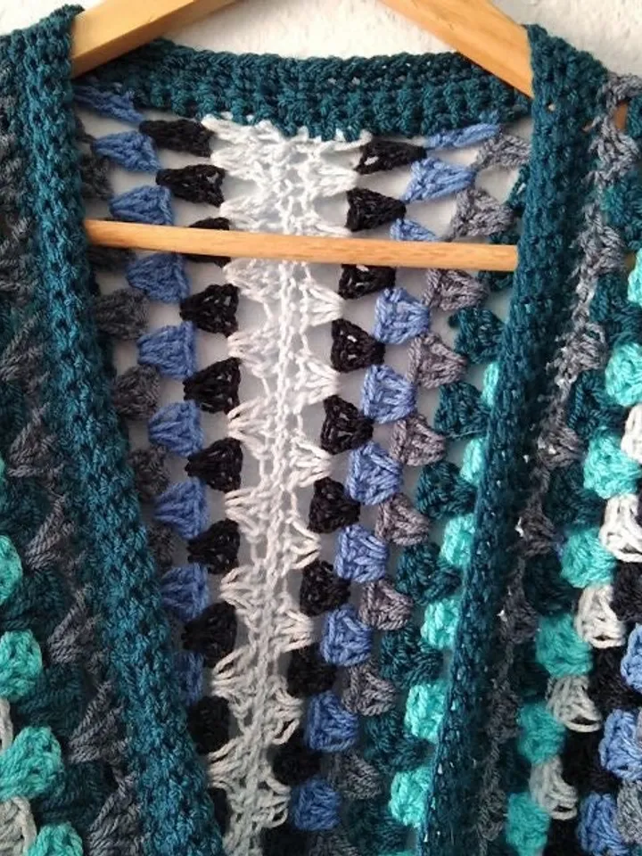 Cardigan Crochet cardigan pattern, Classic Granny Hexagon Cardigan Pattern, women's cardigan instant download pdf