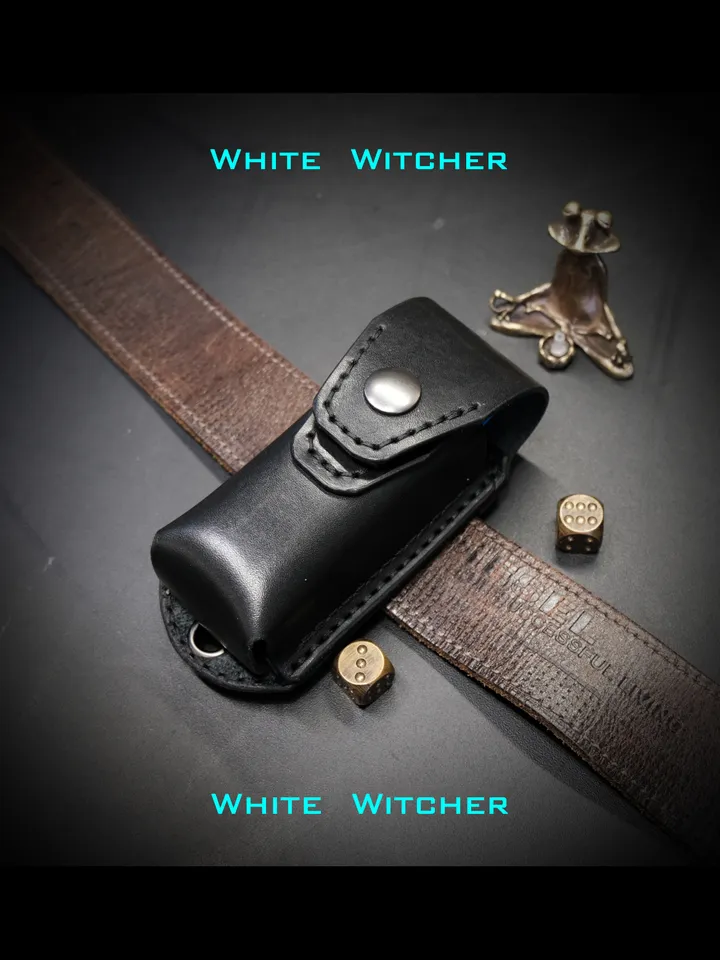 leatherman Wave,Charge TTi, Skeletool belt pouch - leather pattern - EDC58