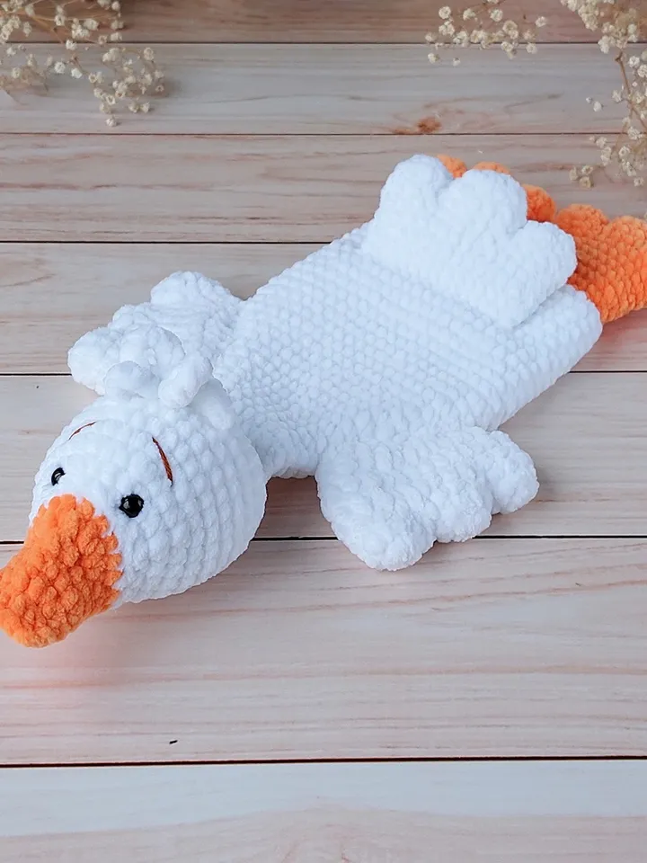 Set of 4 Crochet Pattern: Dragon, Panda, Goose, Elephant. Animal plushies toys, amigurumi lovey, PDF tutorial in English