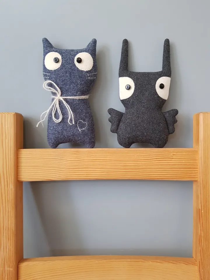 Cat sewing pattern PDF, digital tutorial in english
