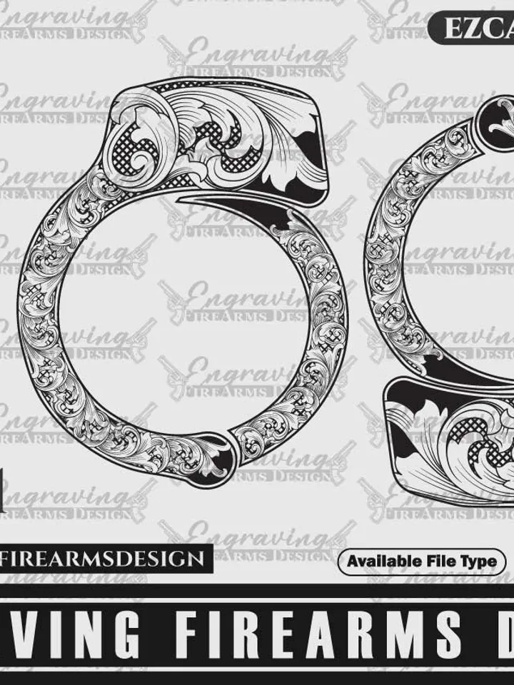 Engraving Firearms Design Smith & Wesson M100-1 Scroll Design