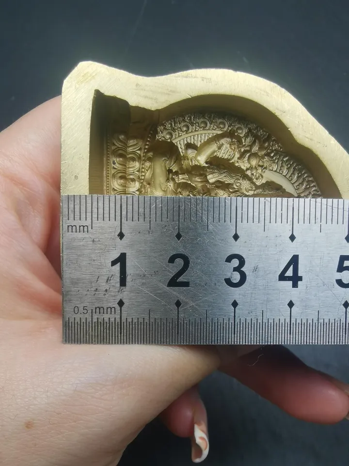 Chenrezig Tsa Tsa Mold,Old Version 4.5cm Height, Gandhanra Unique Tibetan Buddha Statue ,Mould For Making Clay Statue,Tsha Tsha