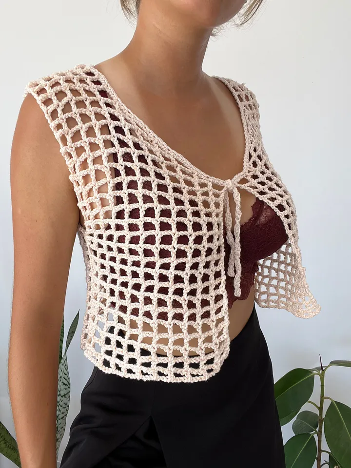 Crochet top, crochet pattern top, beginner crochet top, top crop pattern PDF