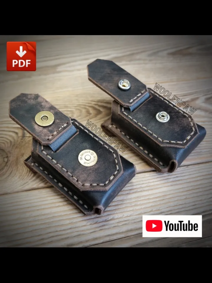 Zippo lighter case - Leather pattern PDF