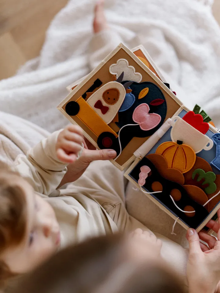 farm quiet book, felt ativity book for toddler, quiet busy book montessori toy, kinderkrama
