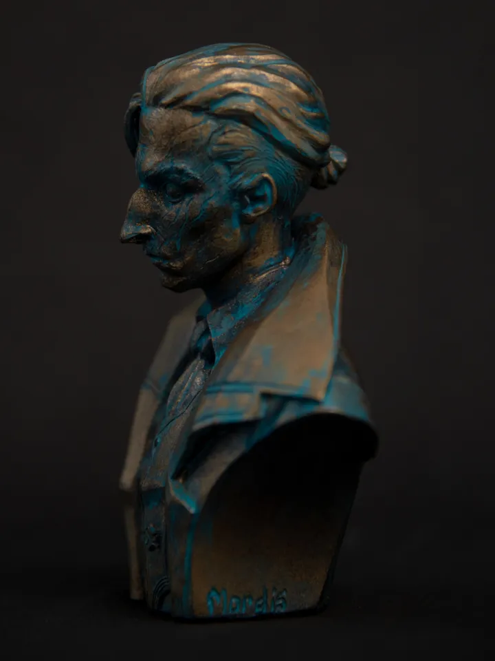 Bust of Silco from "Arcane" (Bronze with a patina)