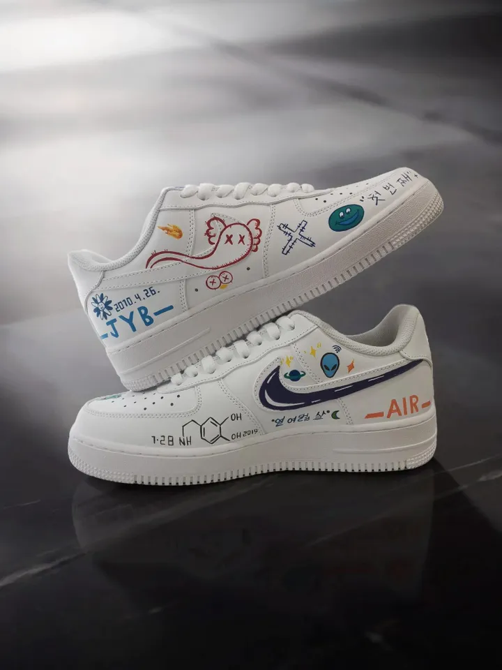Customized Air Force Painted Custom Sneakers Nike Air Force