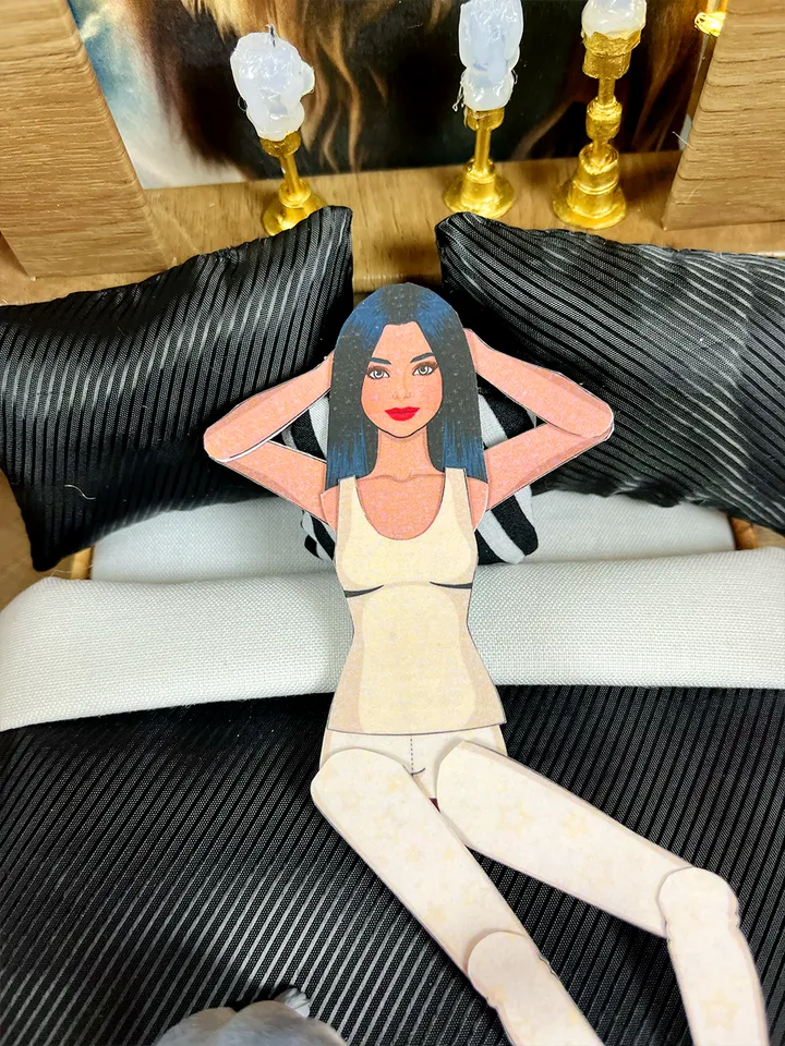 Pajamas for paper dolls