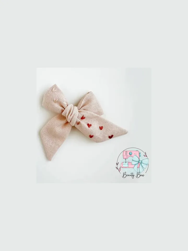 Amazing Bow Hair Accessories Premade Logo, Small Business Logo, Girl Character Logo, Cartoon Logo, Crafter Logo