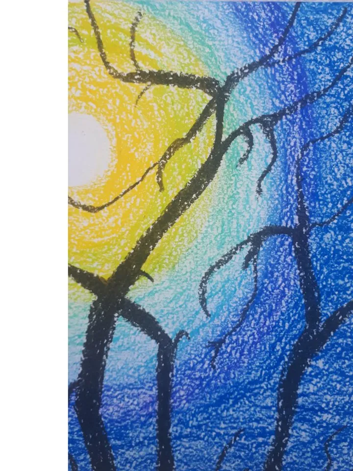 Serenity of the Moon Night, Drawing