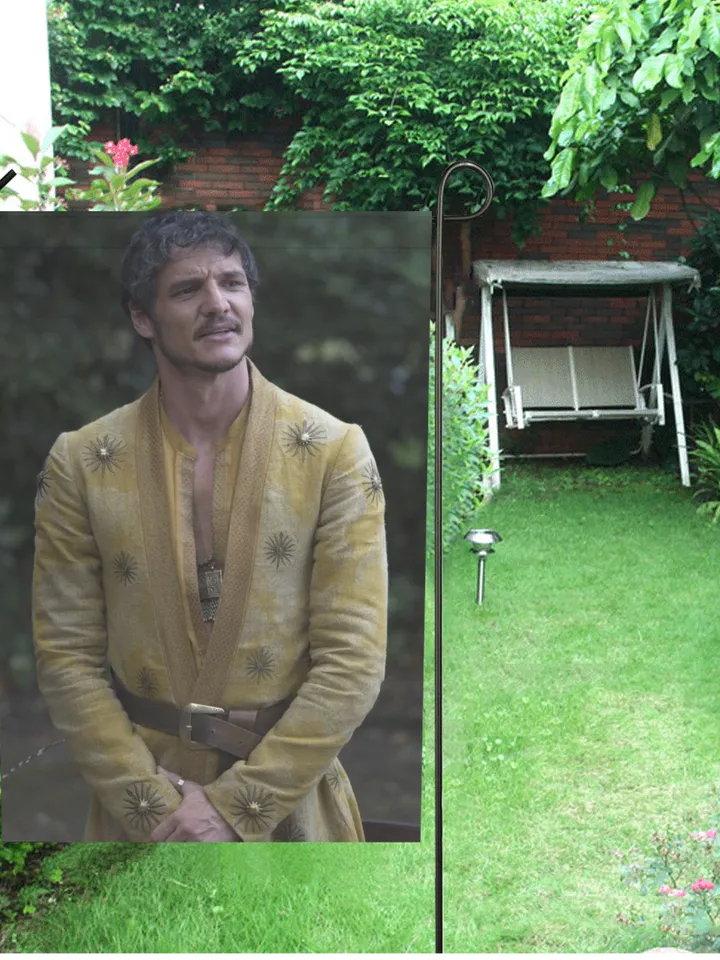Pedro Pascal Garden Flag (Two Sides Printing, without Flagpole)