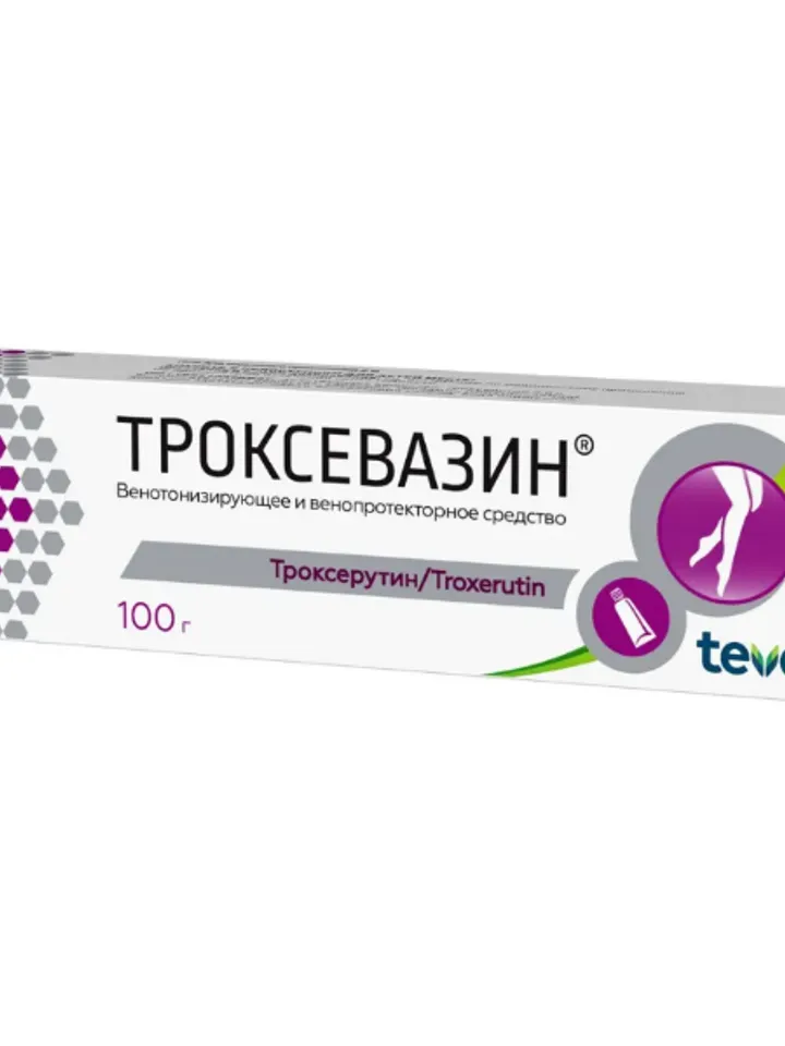 Troxevasin gel 2 percent 100g tube Troxerutin - venotonic, vein restoration