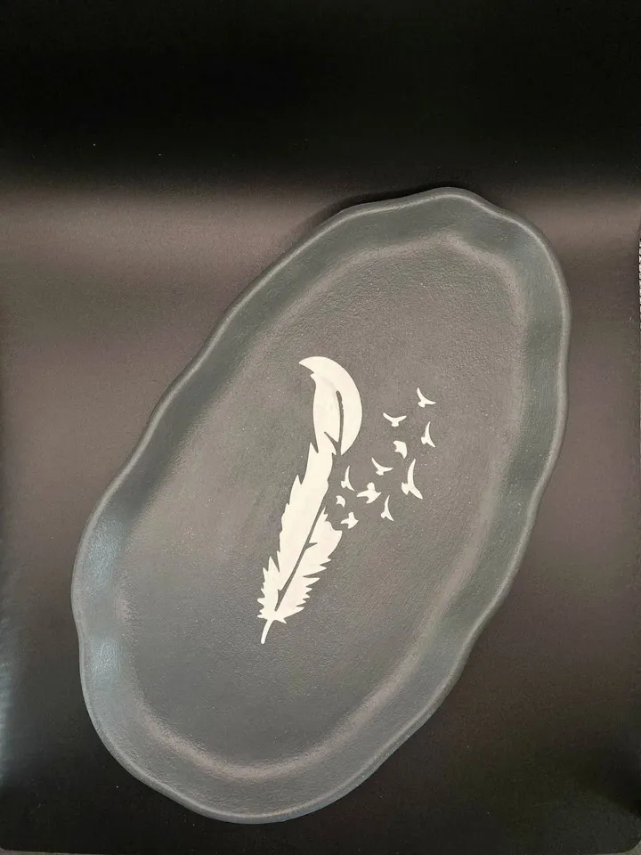 Decorative plaster tray