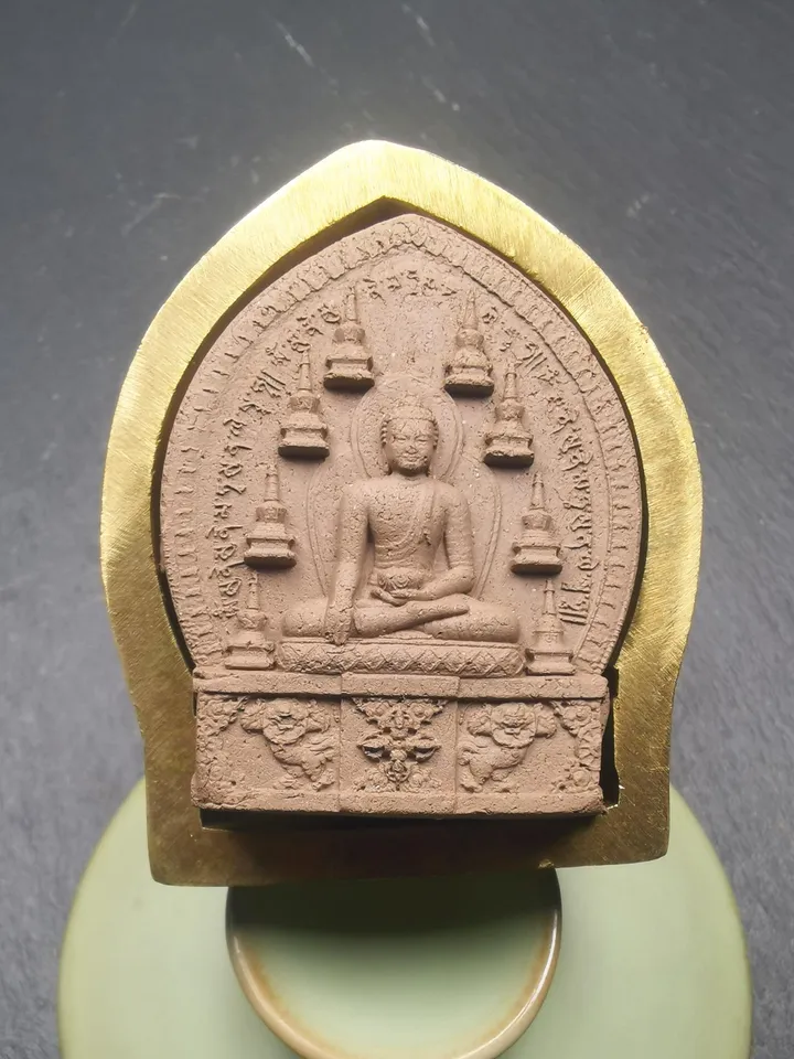 Shakyamuni Tsa Tsa Mold,Old Version 5cm Height, Gandhanra Unique Tibetan Buddha Statue ,Mould For Making Clay Statue,Tsha Tsha