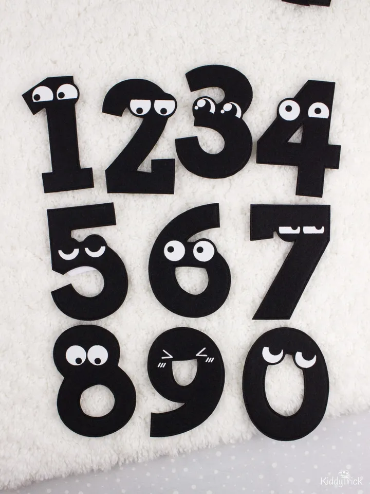 Felt Numbers - Sewing Patterns