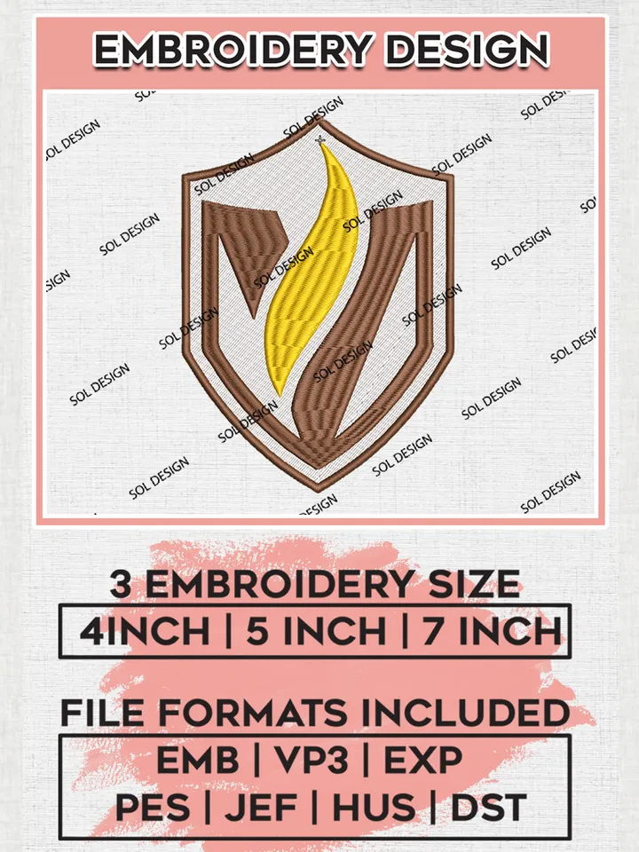 Valparaiso Beacons Embroidery Designs, NCAA Logo Embroidery Files, NCAA Valparaiso Beacons Logo, NCAA Embroidery Designs, Machine Embroidery Designs, Digital Download