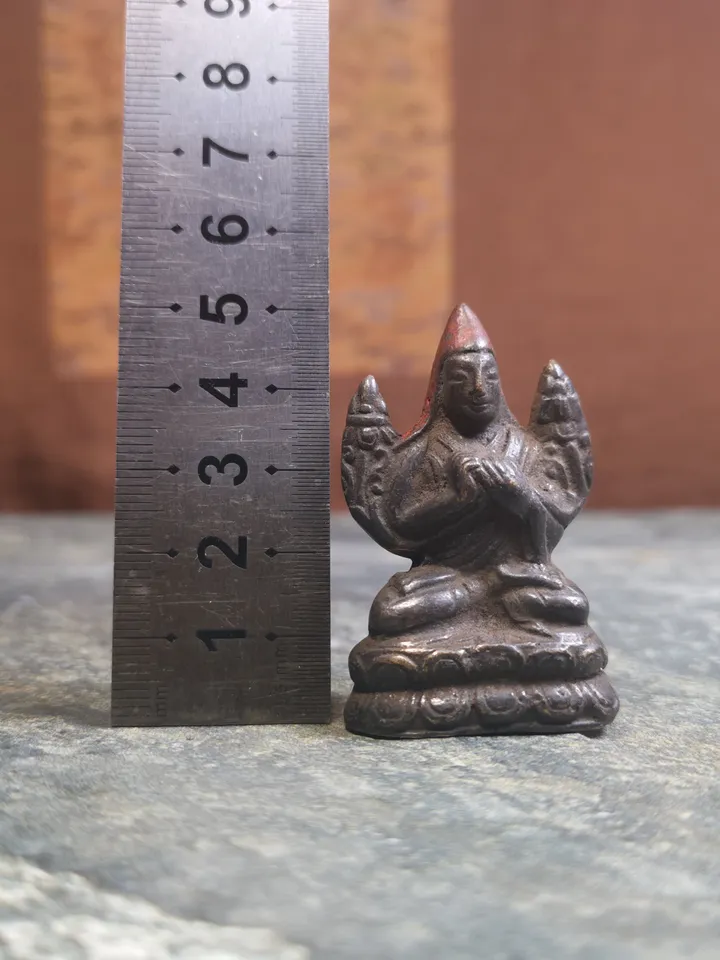 Gandhanra Antique Tibetan Buddhist Statue Je Tsongkhapa,Je Rinpoche,Lobsang Zhaba