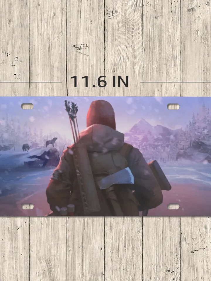The Long Dark License Plate