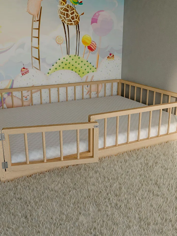 Montessori Floor Bed Plan, Queen Size, PDF, DIY