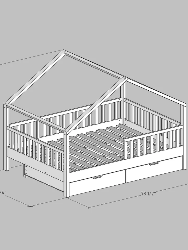 DIY Full Bed Plans PDF Guide