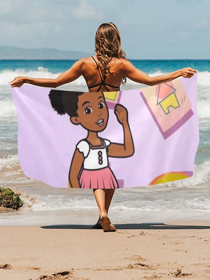 Gracie Corner Beach Towel