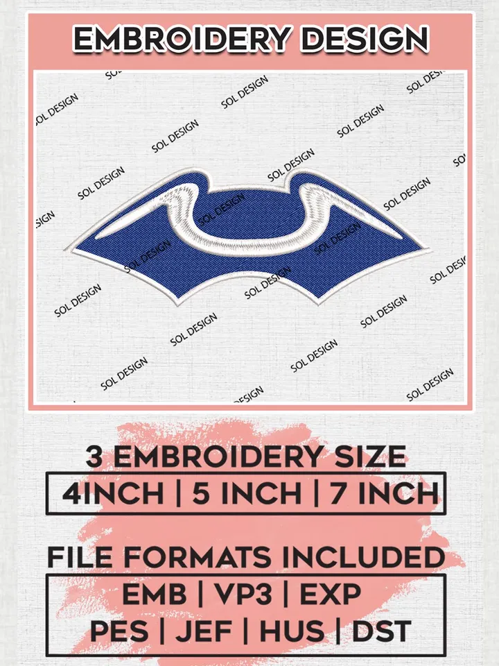 New England Patriots Embroidery Design Files, NFL Patriots, NFL Logo Embroidery Files, NFL New England Patriots Machine Embroidery Design, Digital Download