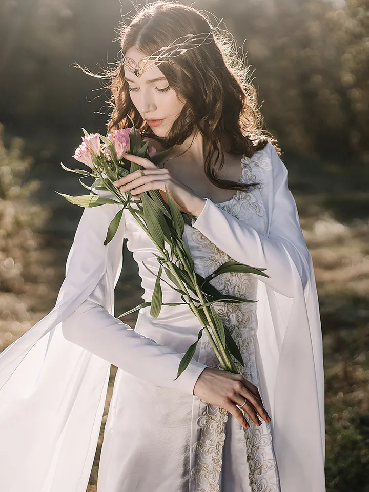 Tiara for wood nymph from branches and leaves Crown of Forest dryad Silver diadem, fantasy fairy elven Princess Palurien
