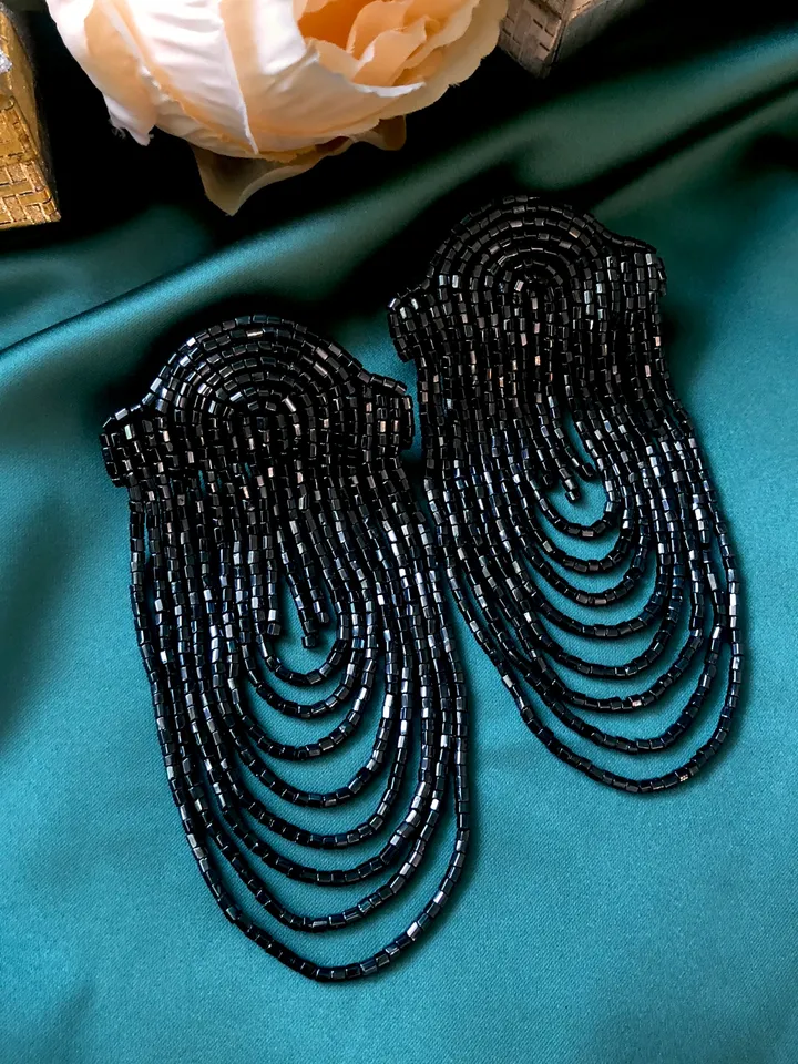 Cascade Beaded Earrings