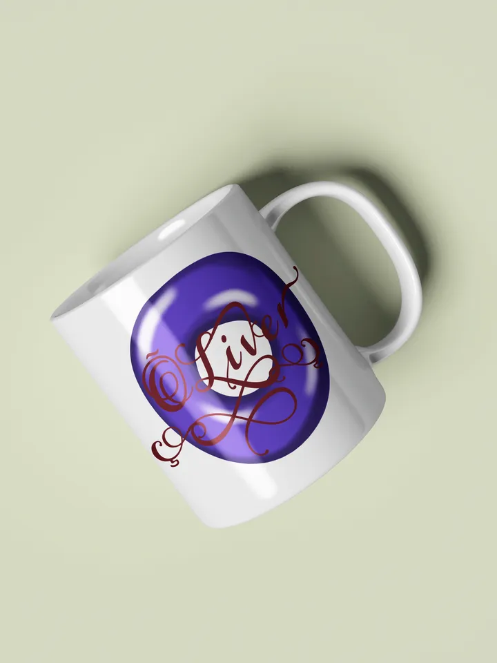 Oliver - name in Samantha style with bright letters, digital design