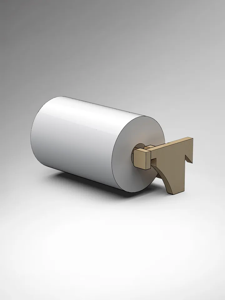 Paper towel Rack Plans (PDF) for Workshop – DIY French Cleat Storage System