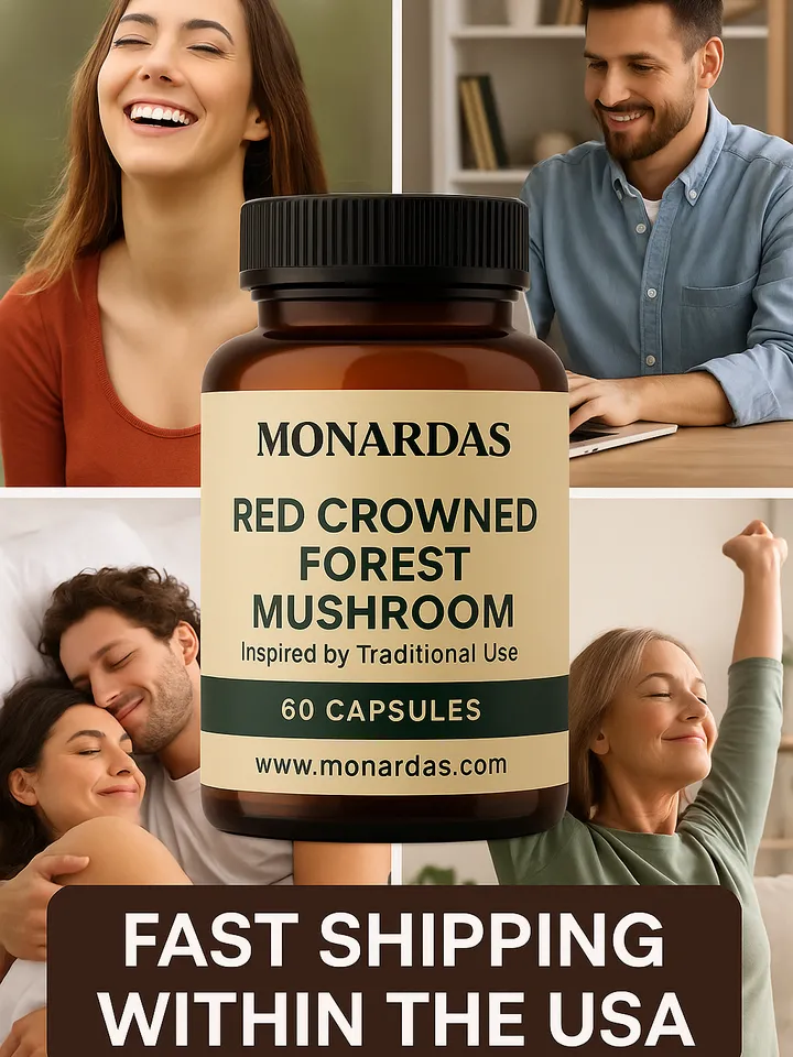 Red fly agaric, dried caps, 60 capsules/450 mg
