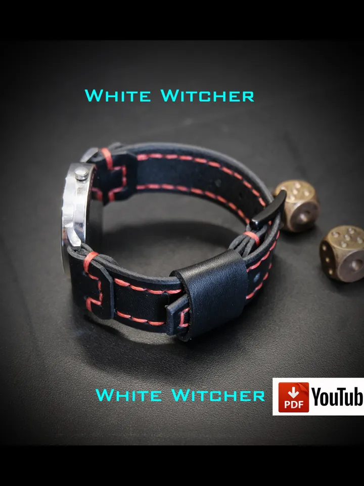 Watch strap - three sizes - pdf leather pattern.OTH27