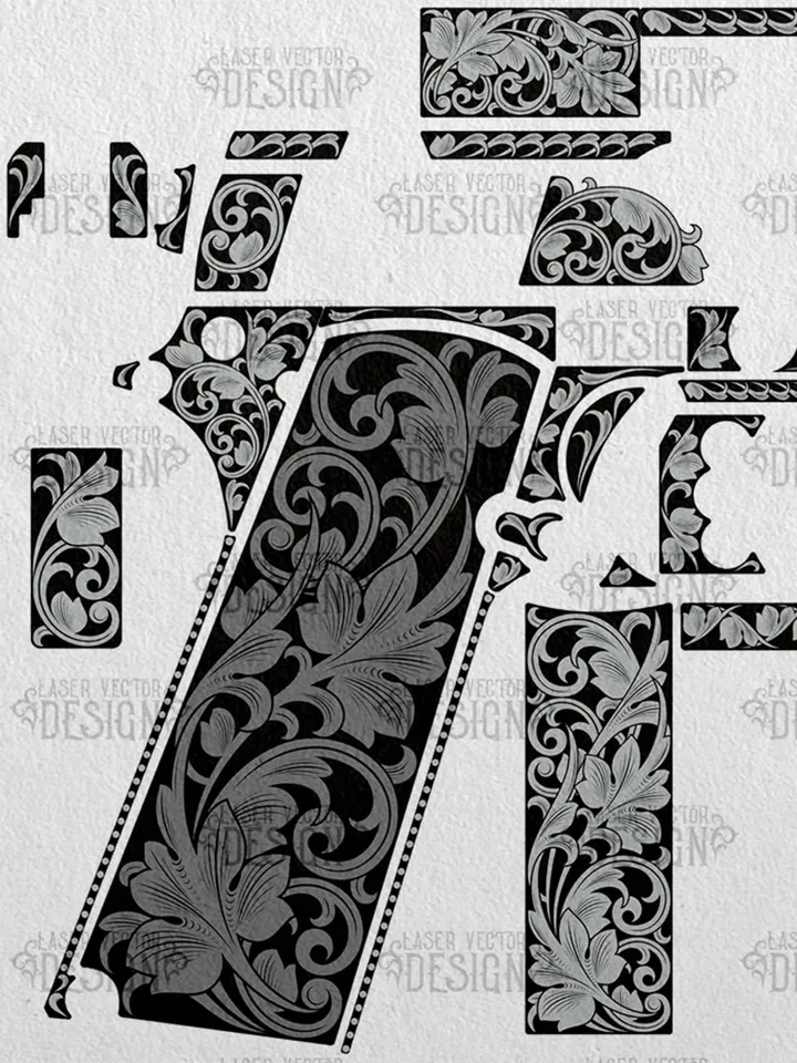 VECTOR DESIGN Kimber custom ll Scrollwork